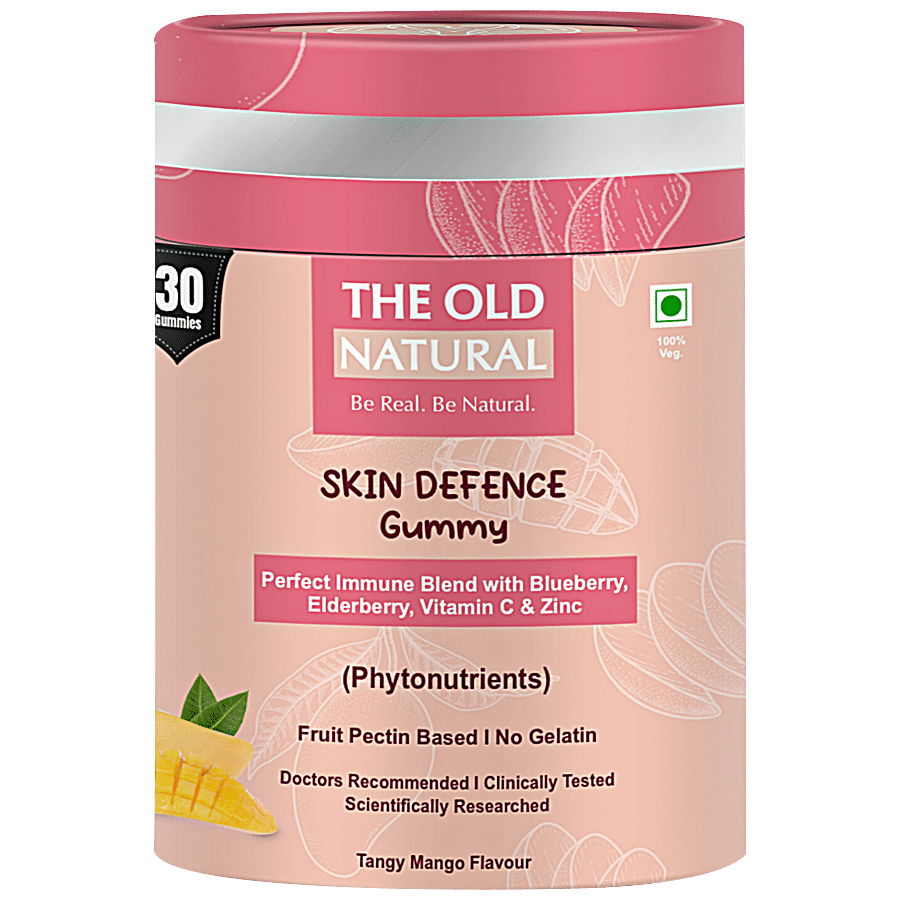 The Old Natural Skin Defence Fruit Pectin Gummies - Tangy Mango