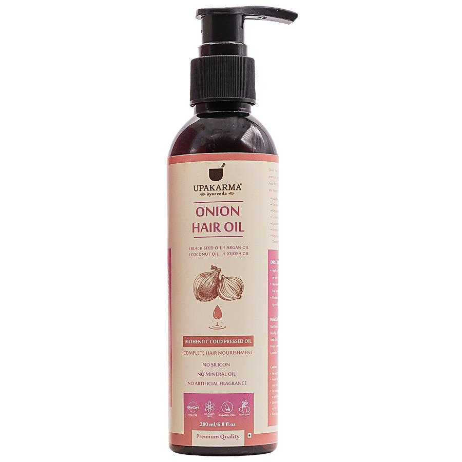 UPAKARMA Onion Hair Oil - Authentic & Cold Pressed