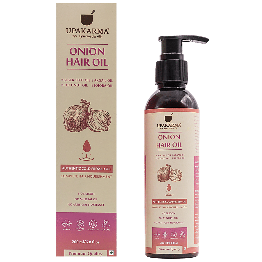 UPAKARMA Onion Hair Oil - Authentic & Cold Pressed