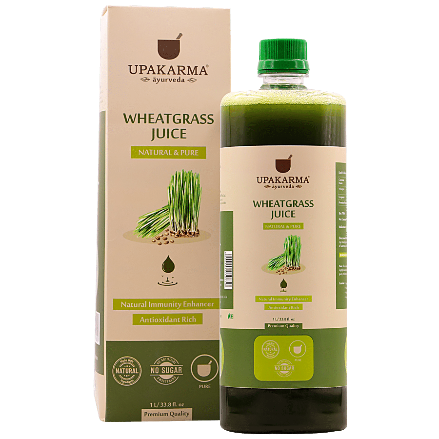 UPAKARMA Wheatgrass Juice - Natural Immunity Enhancer