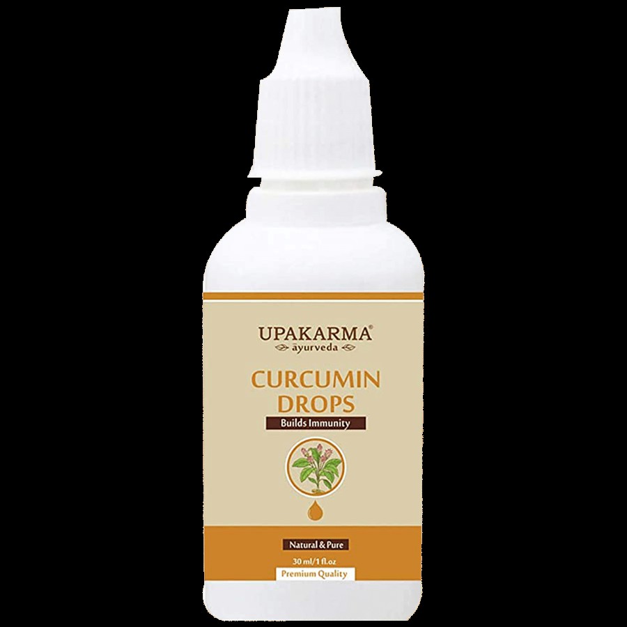 UPAKARMA Curcumin Drops - Natural & Pure