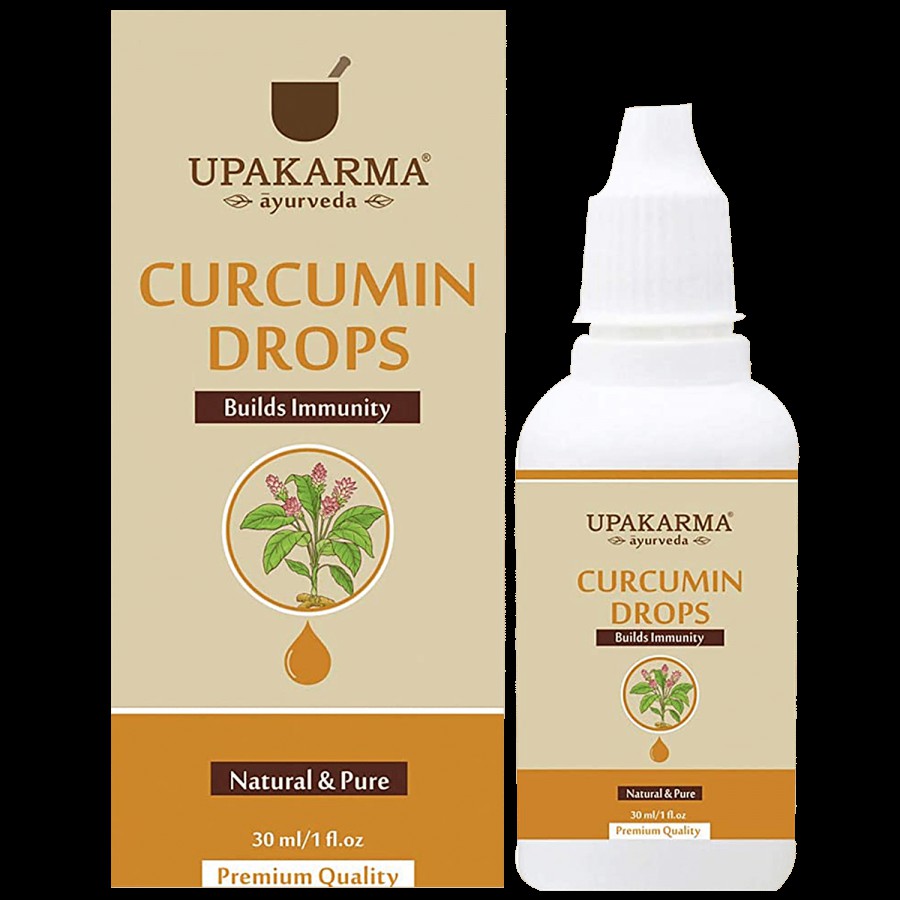 UPAKARMA Curcumin Drops - Natural & Pure