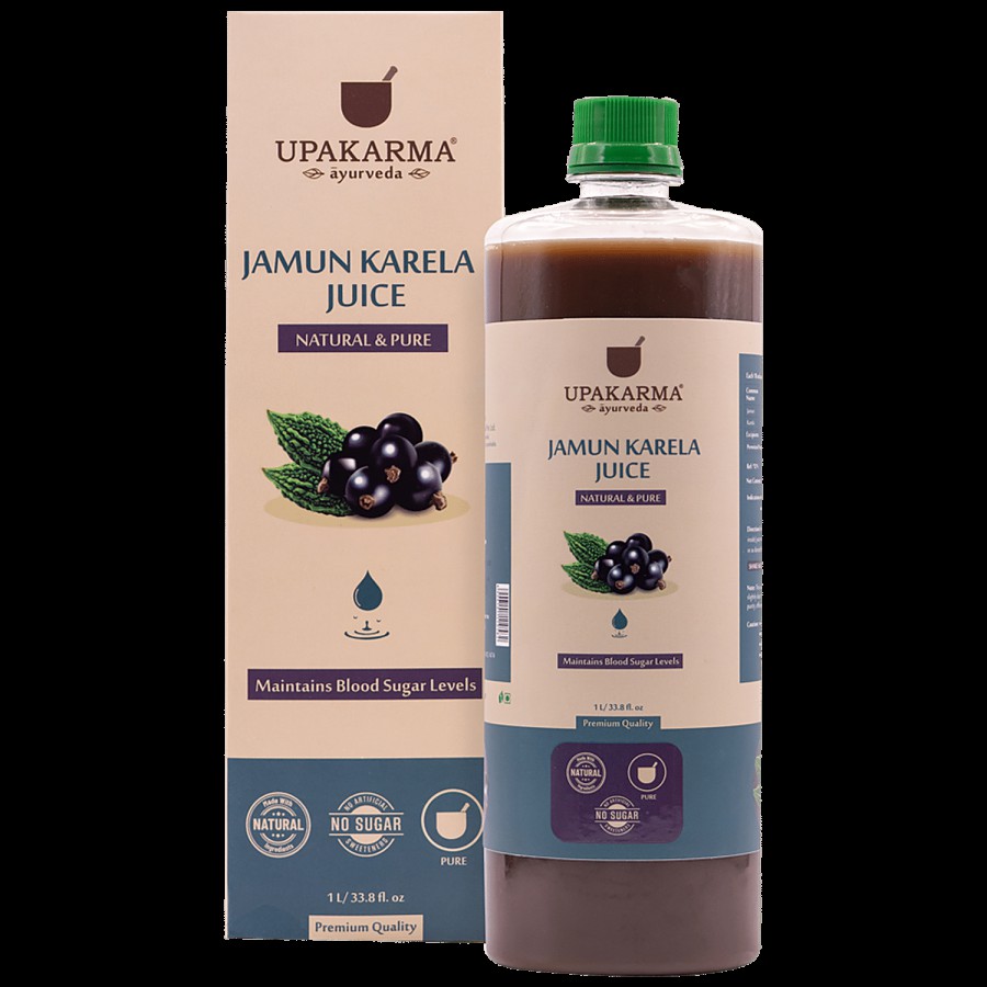 UPAKARMA Jamun Karela Juice - Natural & Pure