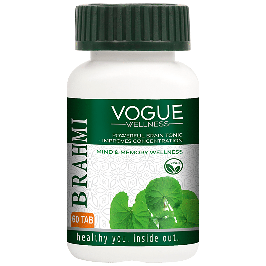 Vogue Wellness Brahmi Tablet - Improves Memory