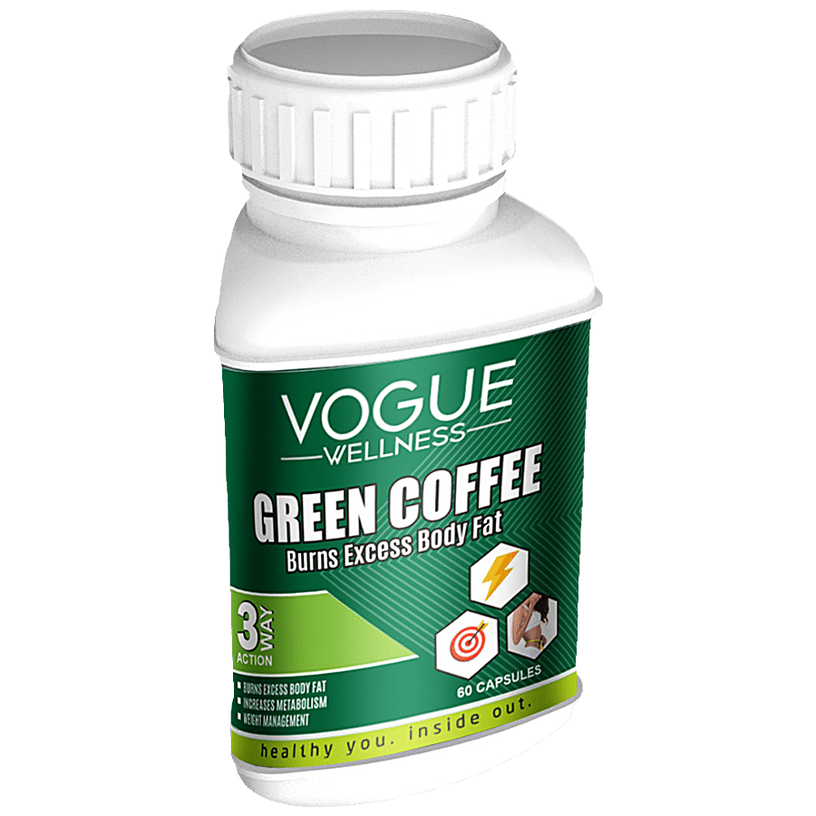 Vogue Wellness Green Coffee Capsule - Helpful For Weight Management