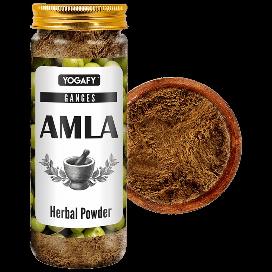 Yogaway 100 % Organic Amla Powder - For Hair & Skin