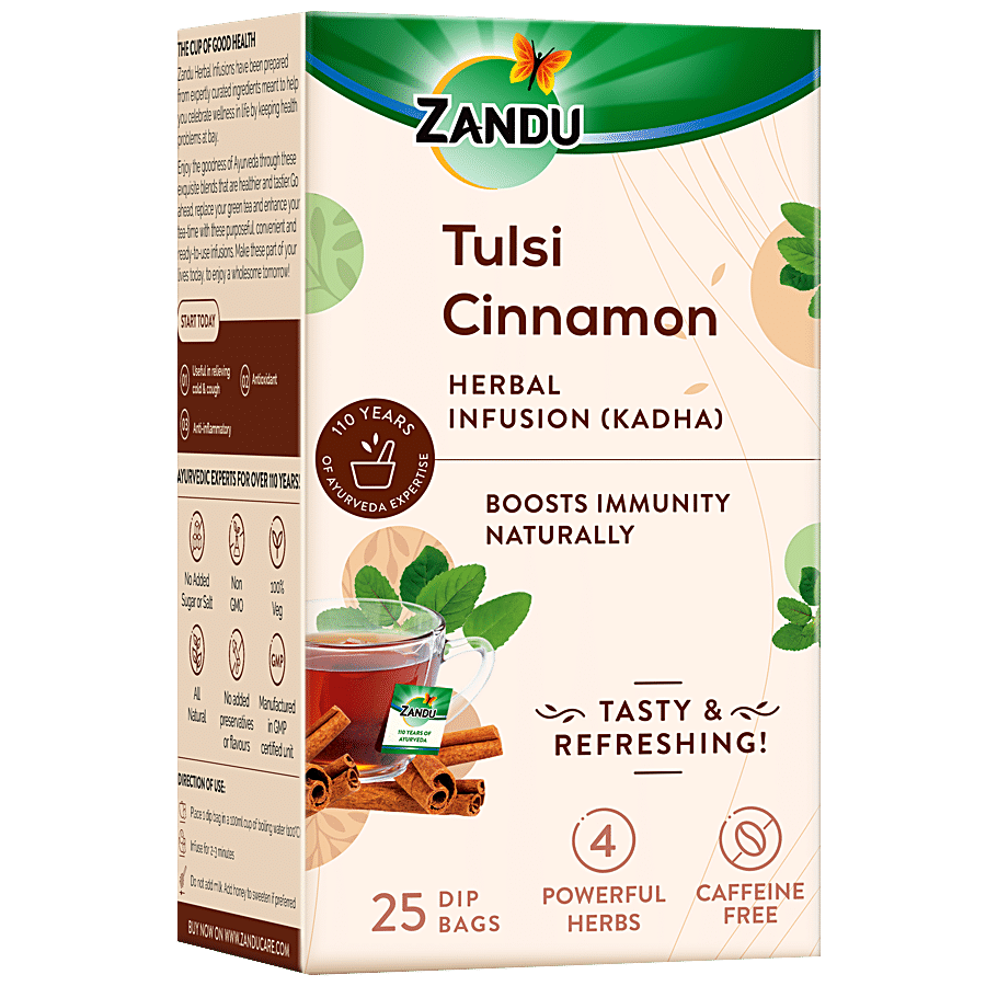 ZANDU Tulsi Cinnamon Infusion/Kadha - Natural Immunity Booster