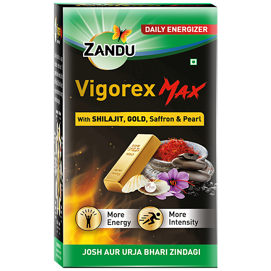 ZANDU Vigorex Max Capsules - Ayurvedic