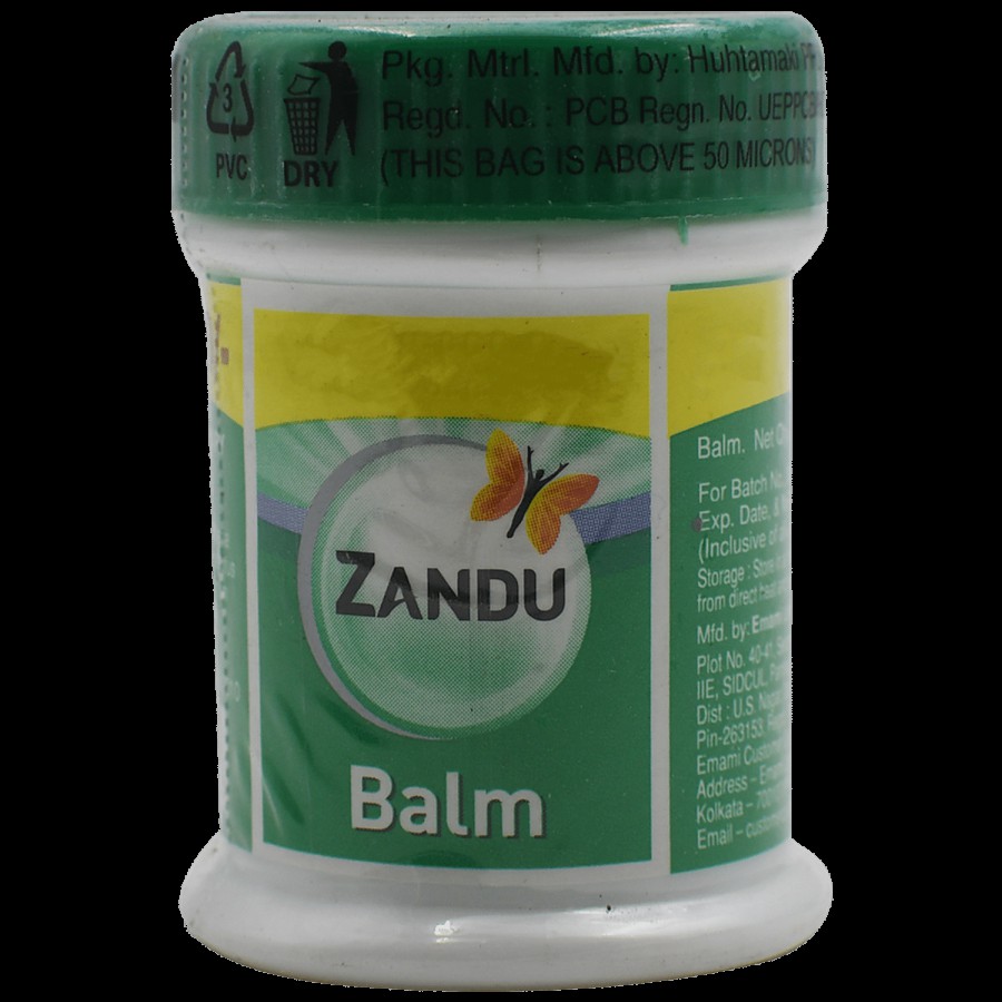 ZANDU Balm - Ayurvedic Solution For Quick Pain Relief