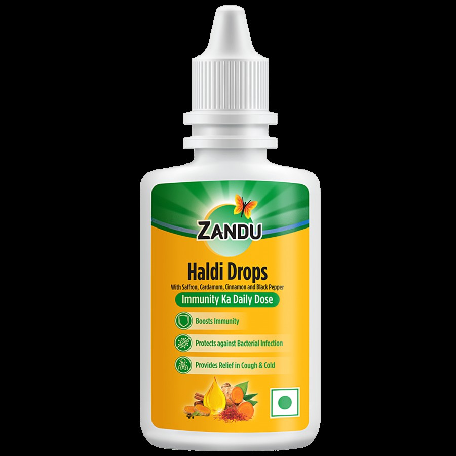 ZANDU Haldi Drops - With Saffron