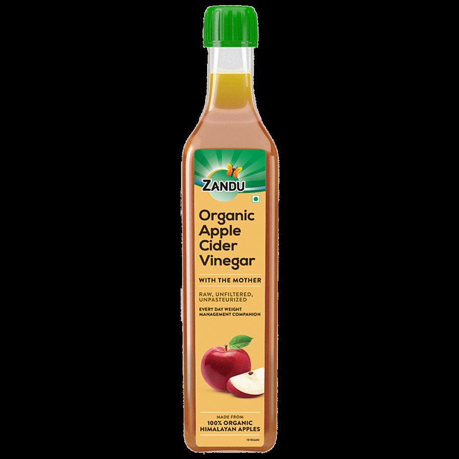 ZANDU Organic Apple Cider Vinegar - With Mother Of Vinegar