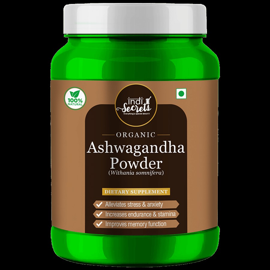 indiSecrets Organic Ashwagandha Powder