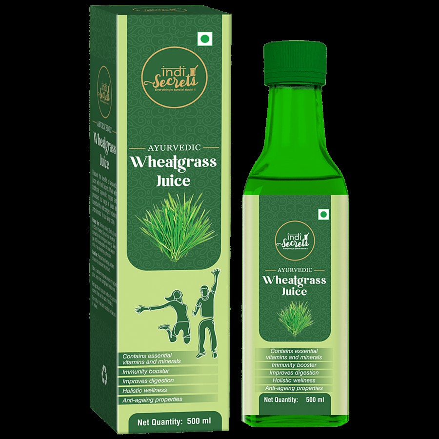 indiSecrets Wheatgrass Juice