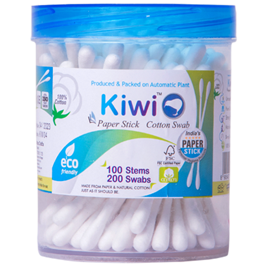 Kiwi Paper Stick Cotton Swab