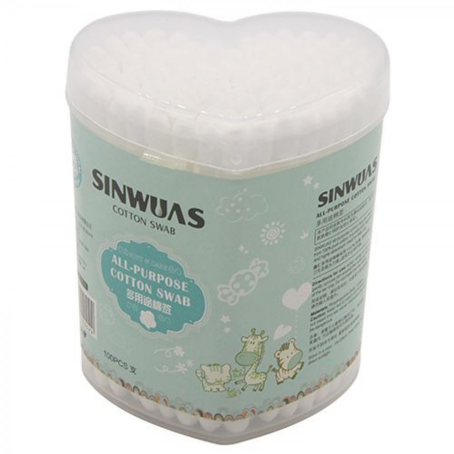 SINWUAS Cotton Ear Buds - Two Sided