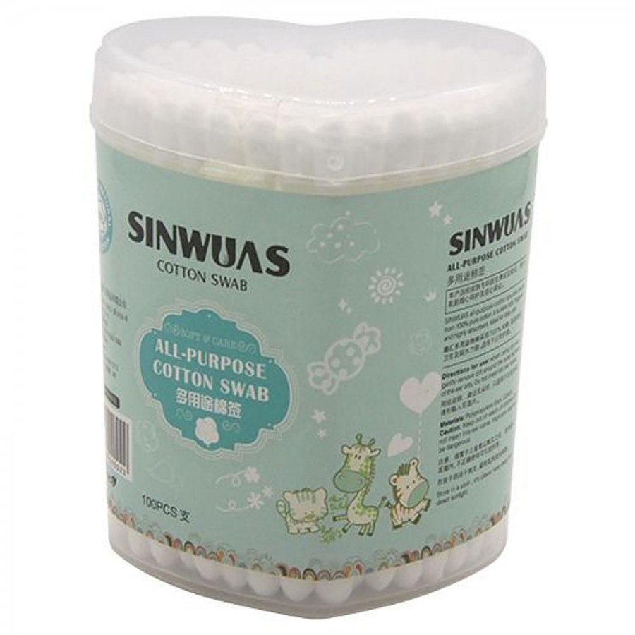 SINWUAS Cotton Ear Buds - Two Sided