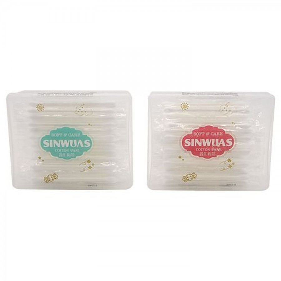 SINWUAS Cotton Ear Buds - Two Sided