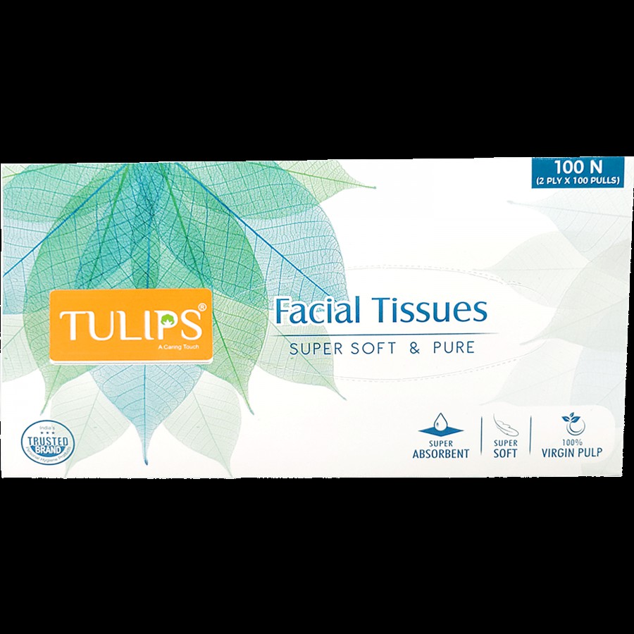 Tulips Facial Tissues 2Ply