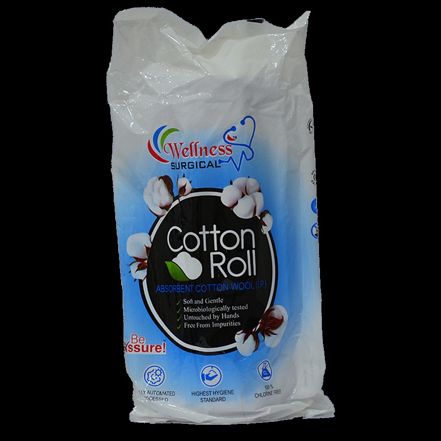 WELLNESS SURGICAL  Absorbent Cotton Roll For Medical Use