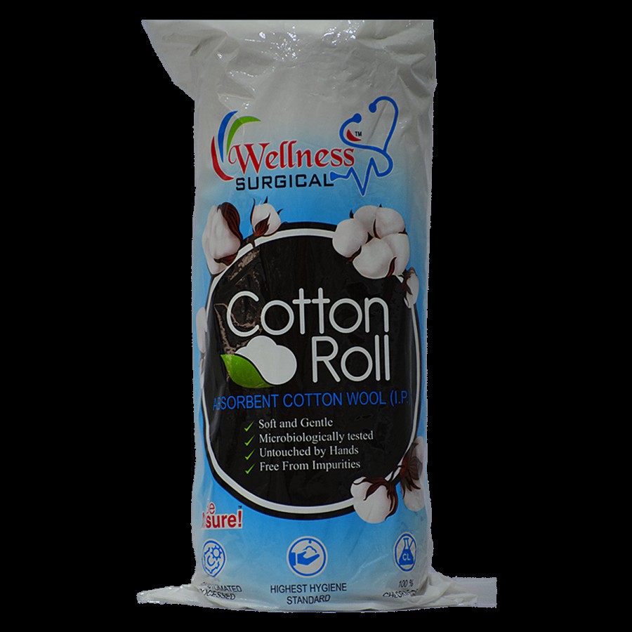 WELLNESS SURGICAL  Absorbent Cotton Roll For Medical Use