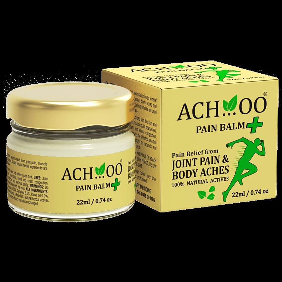 Achoo Pain Balm Plus - Fast Relief From Joints