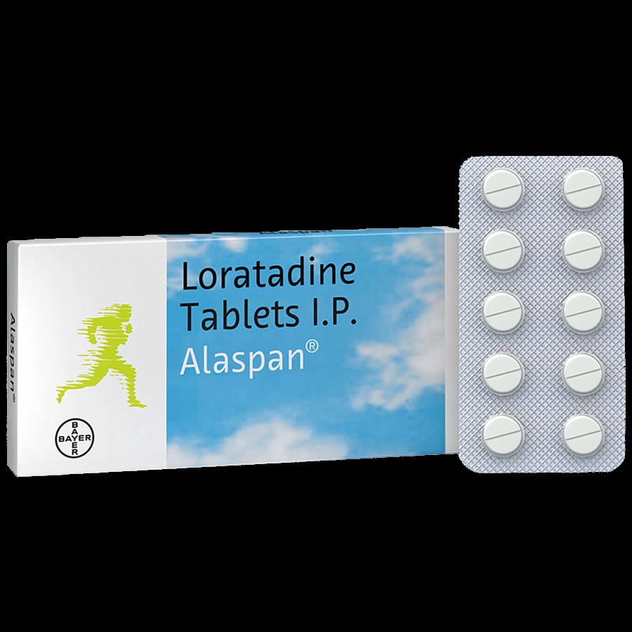 Alaspan Loratadine Tablet - Provides Relief From Sneezing