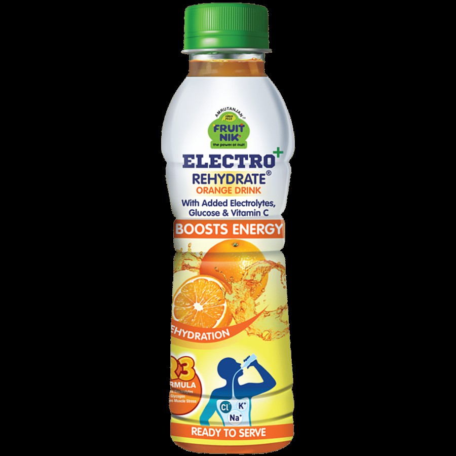 Amrutanjan Electro Plus Rehydrate Orange Drink