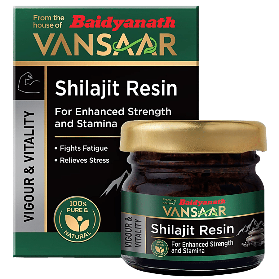 Baidyanath Jhansi Shilajit - Standardised & Certified For Purity