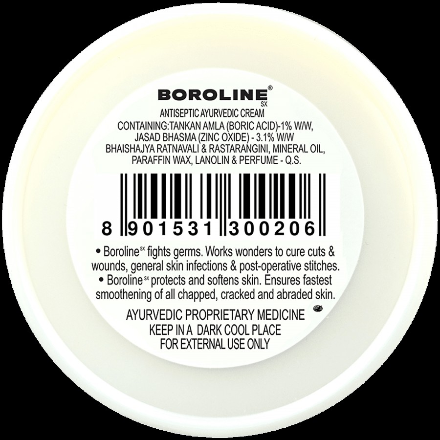 Boroline SX Antiseptic Ayurvedic Cream