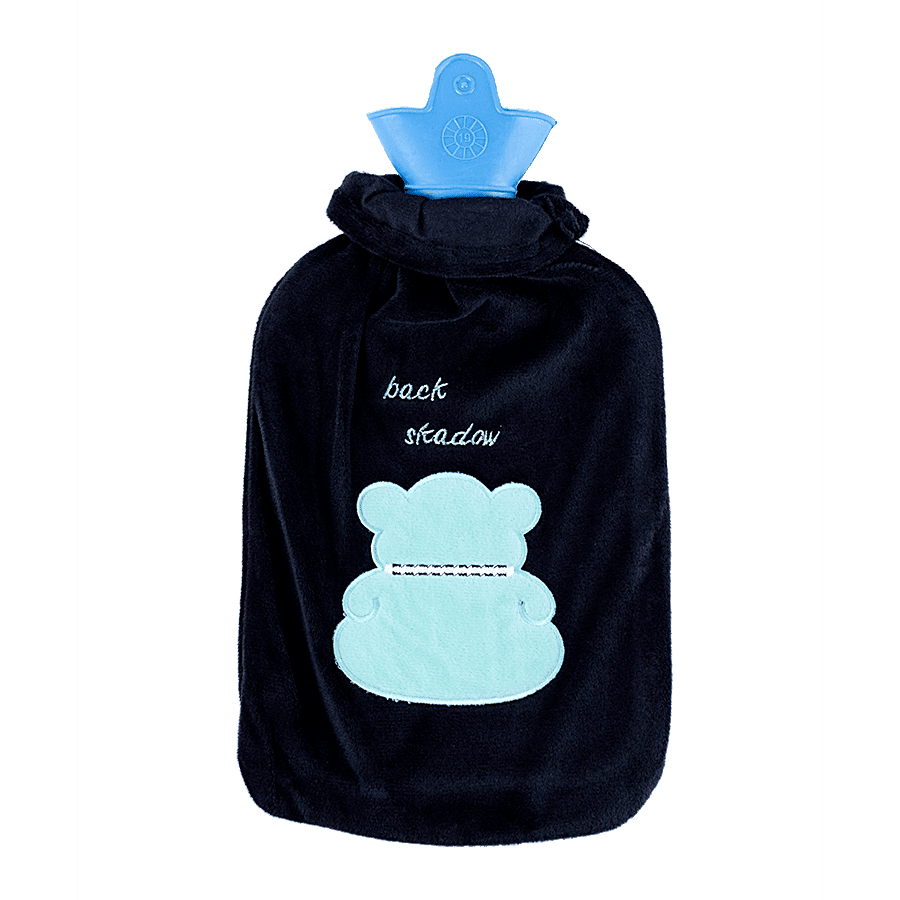 DP Premium Classic Rubber Hot/ Cold Water Bag With Soft Fleece / Velvet Cover