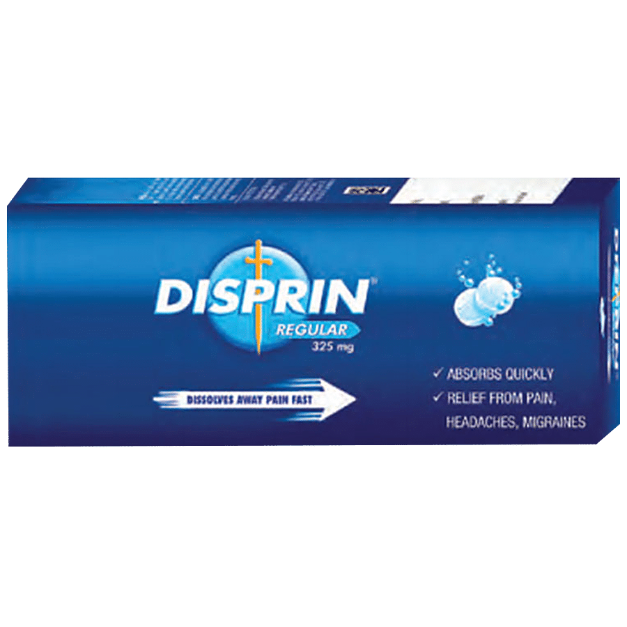 Disprin Regular 325 mg Tablet - Provides Relief From Pain