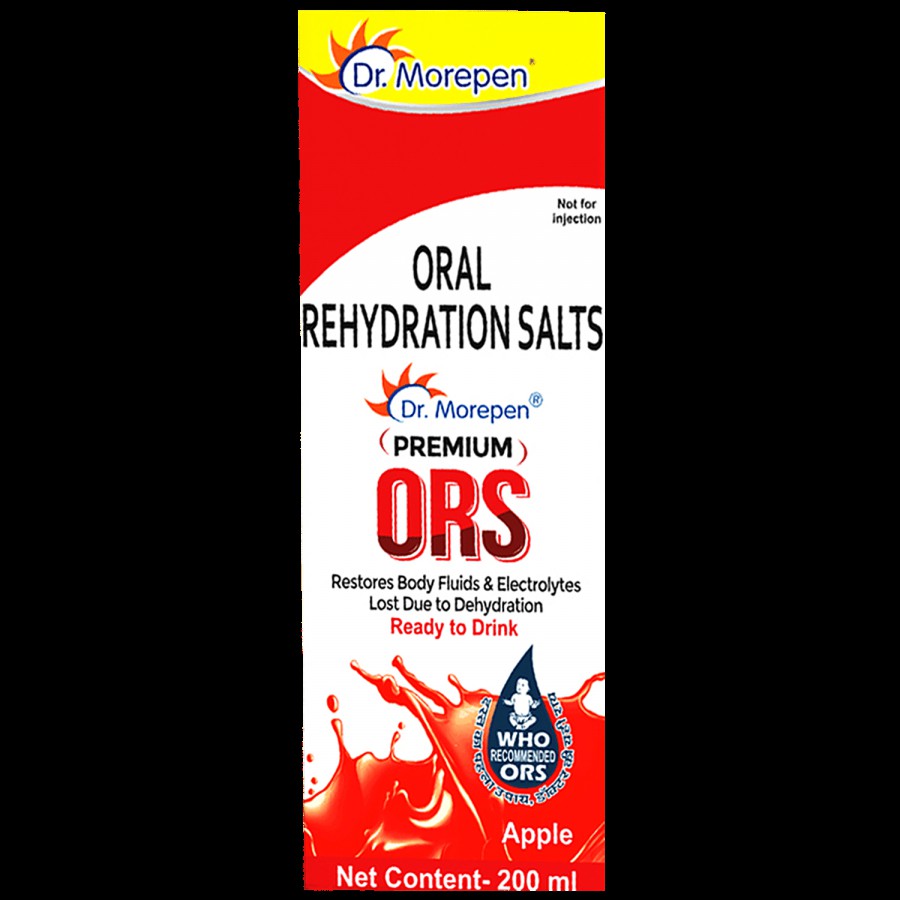 Dr. Morepen Premium ORS Drink With Electrolytes - For Instant Hydration