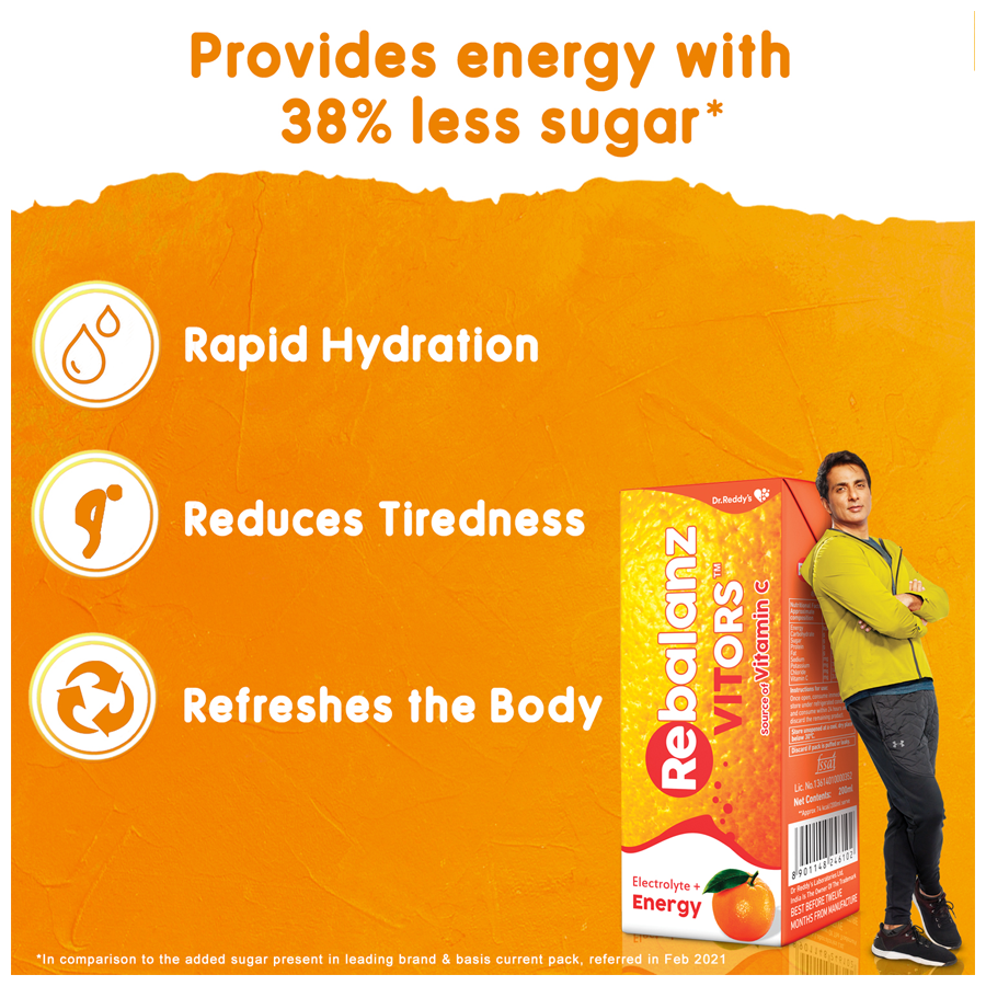 Dr Reddy's Rebalanz VITORS - Electrolyte & Mineral-Rich ORS Drink