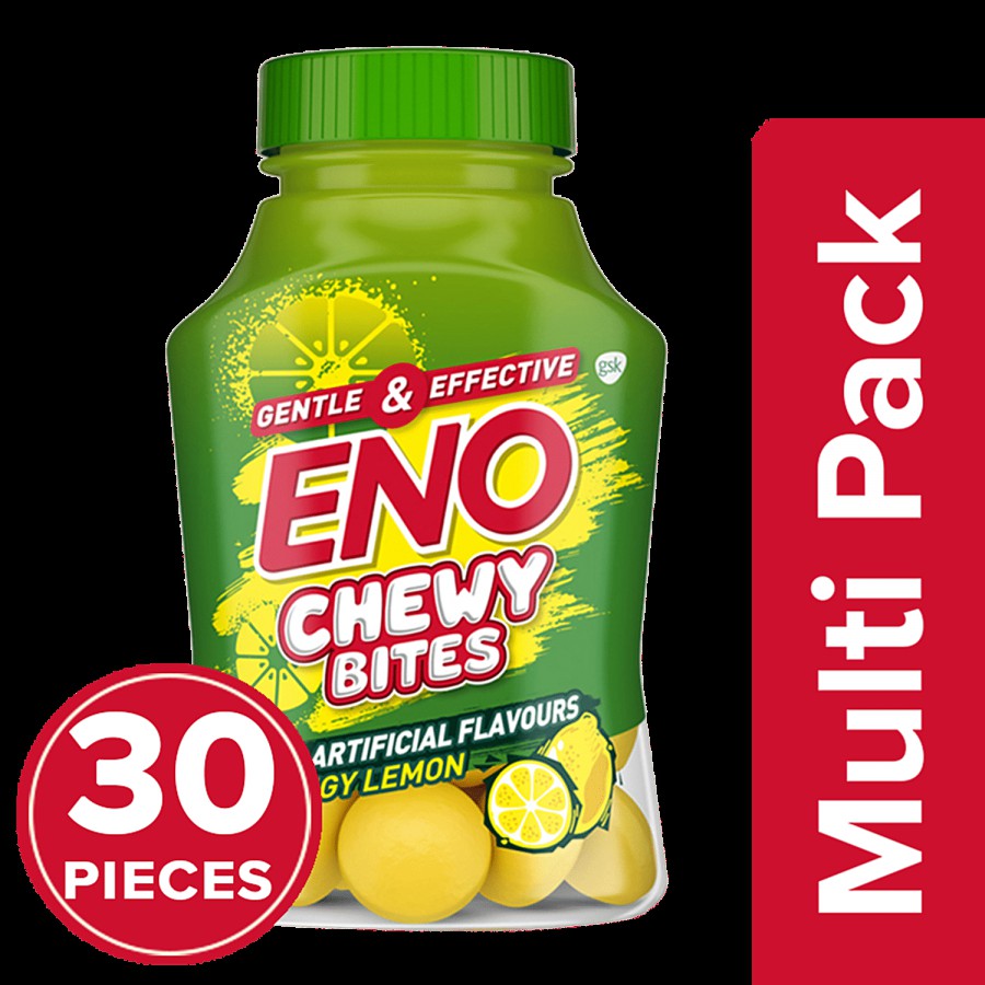 Eno  Gentle & Effective Chewable Antacid Tablet - Tangy Lemon Flavour