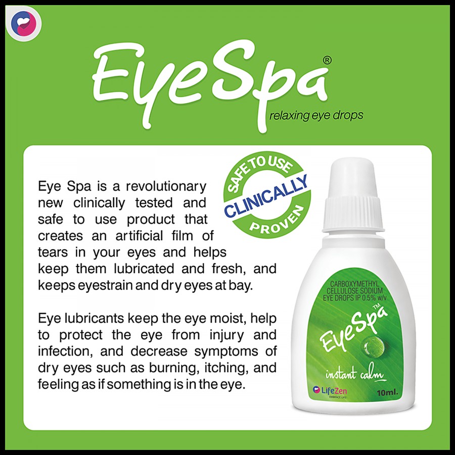 EyeSpa Relaxing Eye Drops - Relief From Stress & Dryness