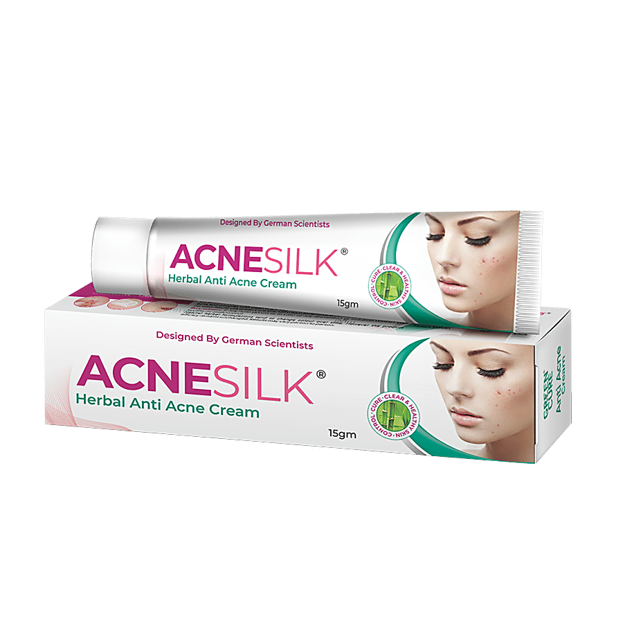 Green Cure Acnesilk - Herbal Anti Acne & Pimple Cream