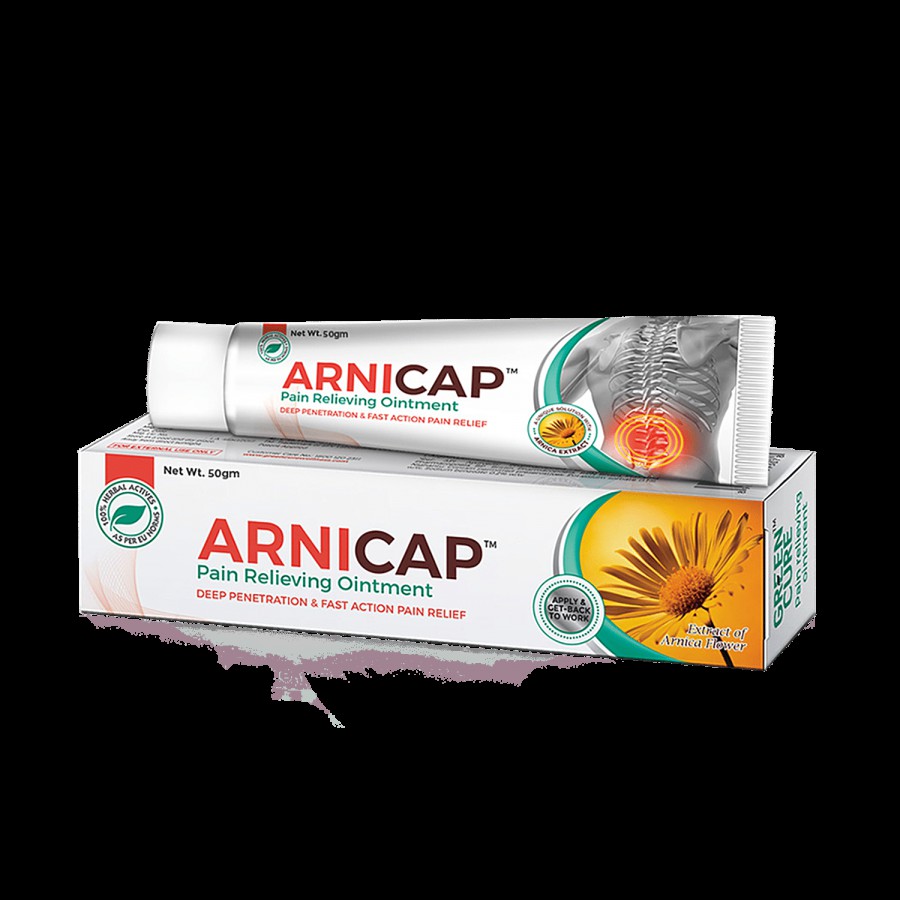 Green Cure Arnicap - Herbal Pain Relieving Ointment