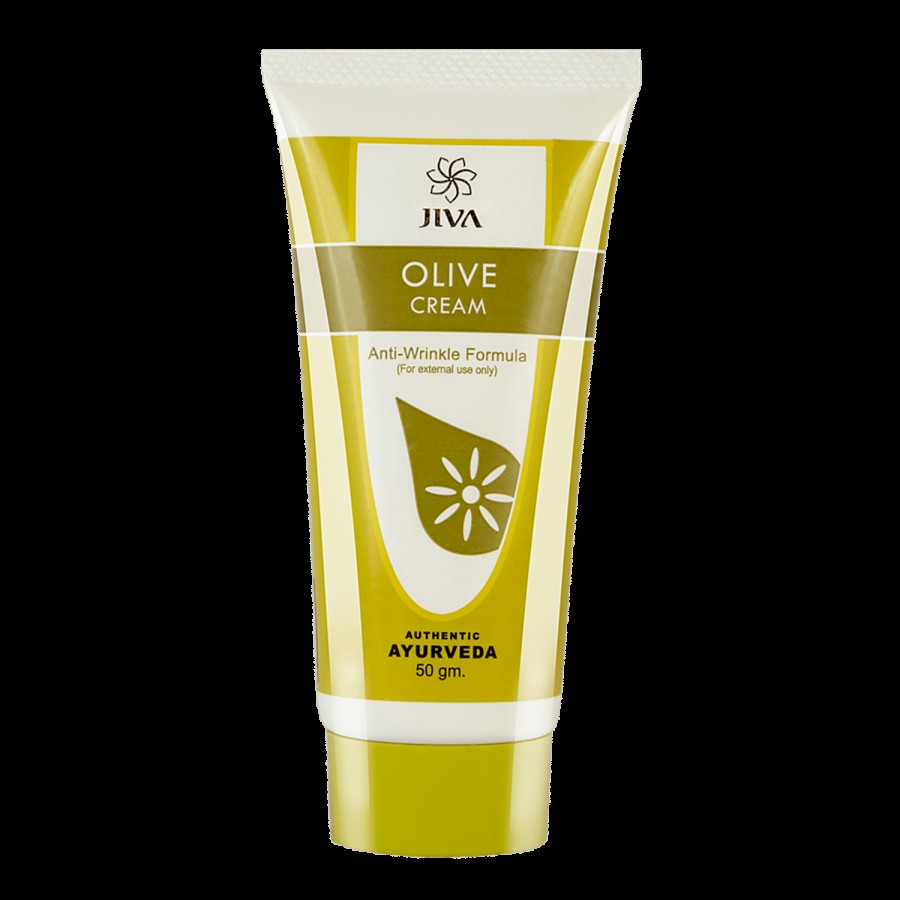 Jiva Ayurveda Olive Cream - With Anti-Wrinkle Formula