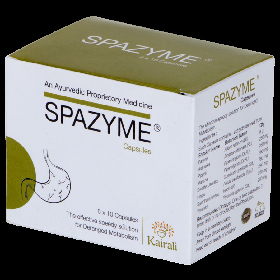 Kairali Spazyme Capsules