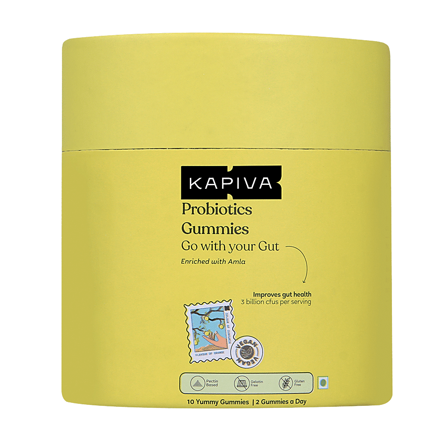 Kapiva Probiotics Gummies With Amla - Improves Gut Health