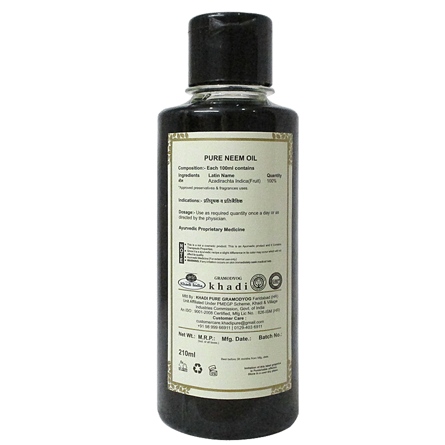 Khadi Pure Herbal Pure Neem Oil