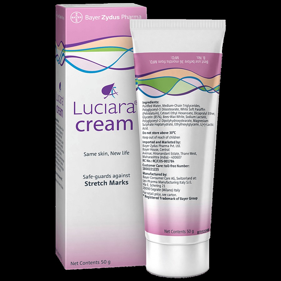 Luciara Anti-Stretch Marks Cream - Improves Skin Elasticity