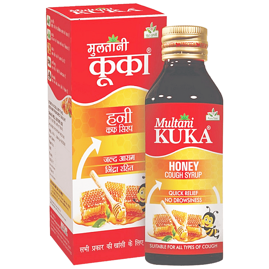 Multani Kuka Honey Cough Syrup - Pure Tulsi