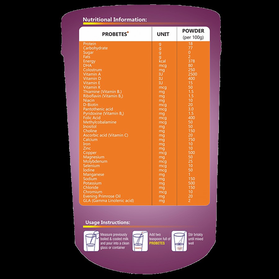 Probetes Nutritional Supplement - Sugar-Free