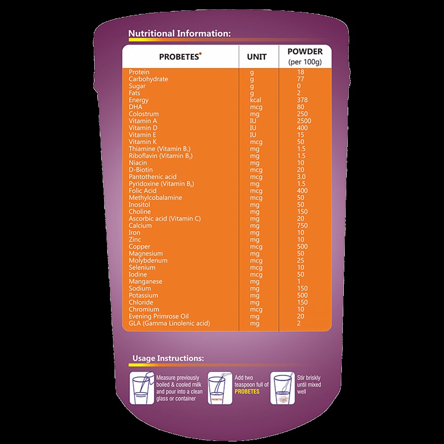 Probetes Probetes Nutritional Supplement - Sugar Free