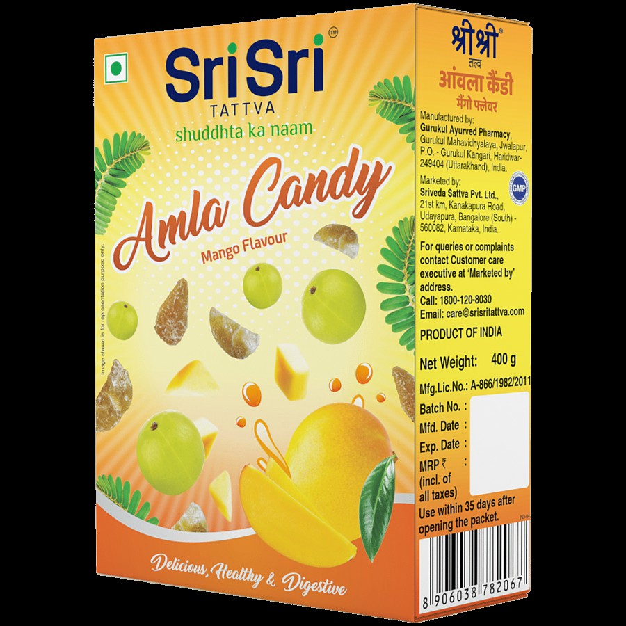 Sri Sri Tattva Amla Candy - Mango Flavour