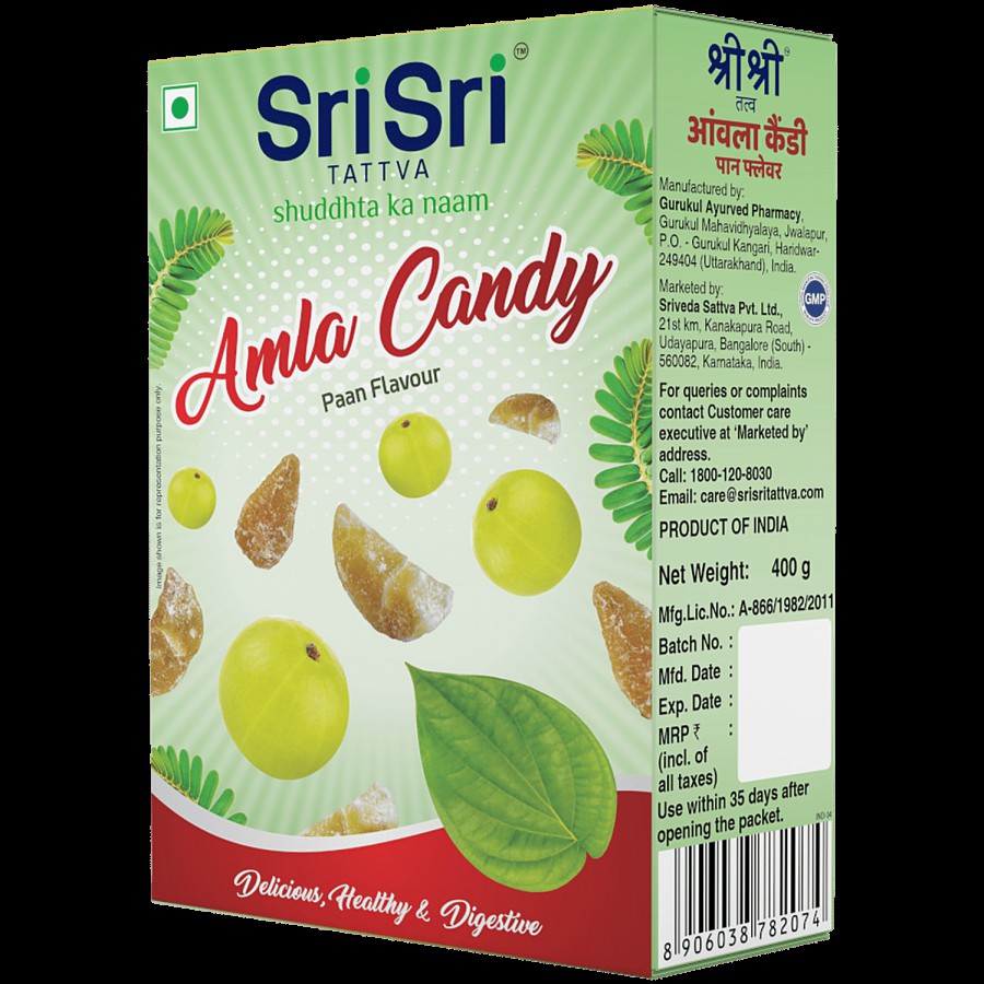 Sri Sri Tattva Amla Candy - Paan Flavour