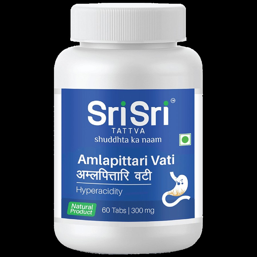 Sri Sri Tattva Amlapittari Vati - Hyperacidity