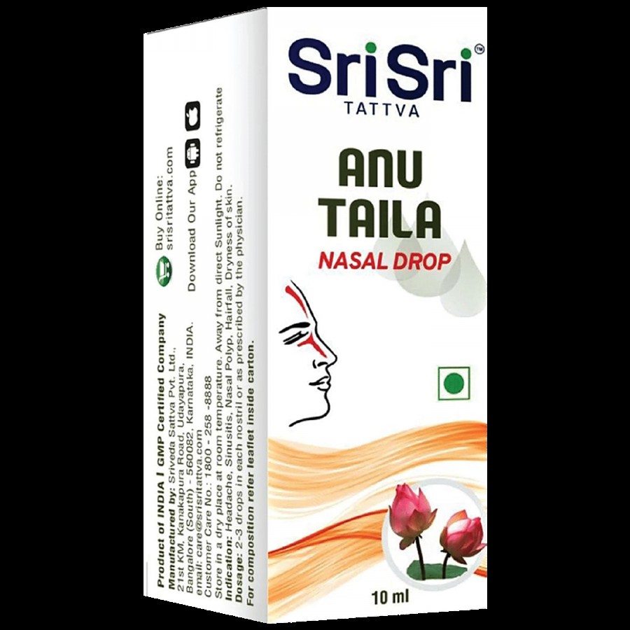 Sri Sri Tattva Anu Taila - Nasal Drops