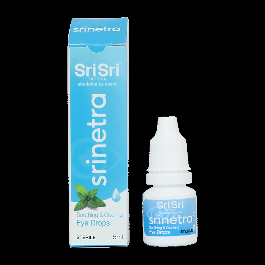 Sri Sri Tattva Srinetra Eye Drops - Soothing & Cooling